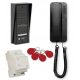 Cyfral Cosmo R1 1-family intercom, black, key chain