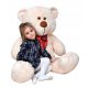  MASCOT BIG TEDDY BEAR GIANT GIFT 140 cm