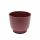  Plantemia flowerpot, 17.5 cm x 17.5 x 15 cm, diameter 16.5 cm, ceramic in red tones