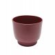  Plantemia flowerpot, 17.5 cm x 17.5 x 15 cm, diameter 16.5 cm, ceramic in red tones