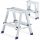 Higher S-1202 steel ladder, 2.42 m, up to 125 kg