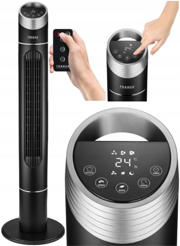  BlackFan Floor Column Fan + Remote Control