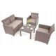 A set of garden and patio furniture Keter garden furniture set, plastic EMMA, beige, 4 pieces.