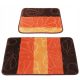 set of soft, non-slip bathroom rugs