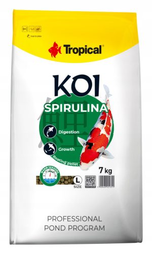  Fischfutter Tropical Koi Spirulina Pellet L 7kg