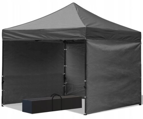 Garden Pavilion, Tents - Red Service Tent 3 Walls 3 x 3 x 3 m