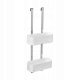 Bathroom shelves Tiger 2-Store hanging shower shelf 13.3x24.9x65 cm white