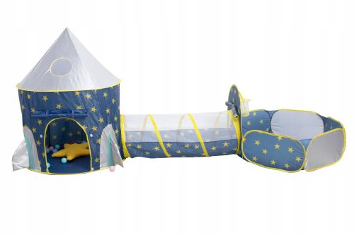 Aga4Kids tent for children with blue climbing tunnel