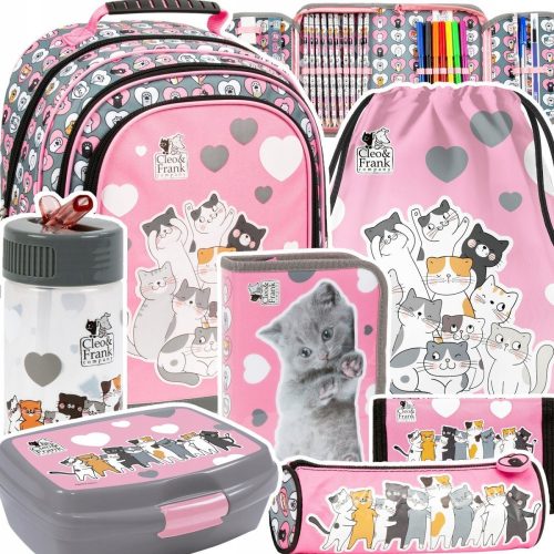  Cleo and Frank Derform Multi-Compartment School Backpack, White, Black, Brown and Beige, Pink, Grey and Silver, Multicolored 105 l + 3 more products