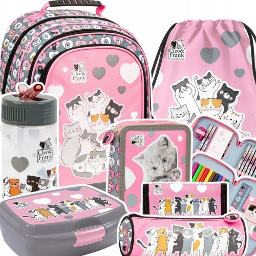  Cleo and Frank Derform Multi-Compartment School Backpack, White, Black, Brown and Beige, Pink, Grey and Silver, Multicolored 105 l + 5 more products