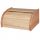 Bread box haberdashery made from one piece. Wooden backpack, large, natural wood