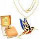  Gold Chain 925 Hummingbird Color Titanium Engraving