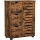 LOFT RETRO RISTIC CABINET WITH DRAWERS