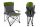 Sun loungers and garden and terrace tourist chair with backrest 5905226181166 shades of green