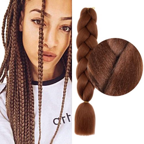  SYNTHETIC HAIR ARTIFICIAL FOR BRAIDS BRAIDS DREADLOCKS BROWN A37