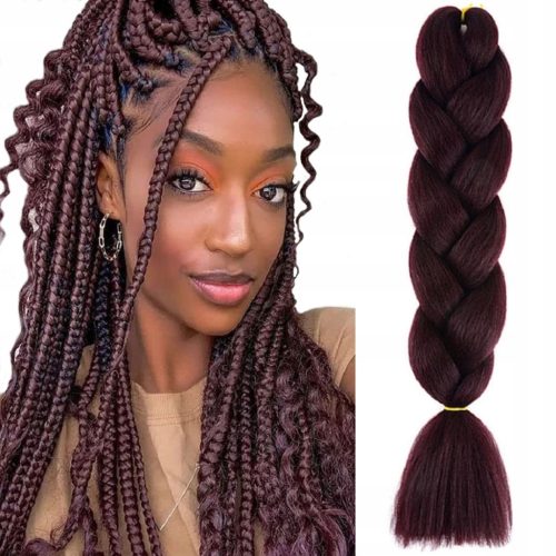  SYNTHETIC HAIR ARTIFICIAL FOR BRAIDS BRAIDS EXTENSIONS DREADLOCKS BROWN 99J