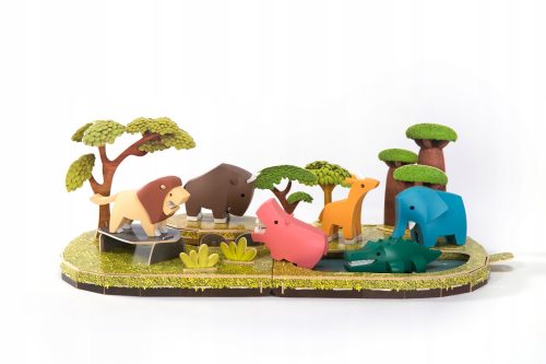  HalfToys Animal World Figures 6 Magnetic Animals