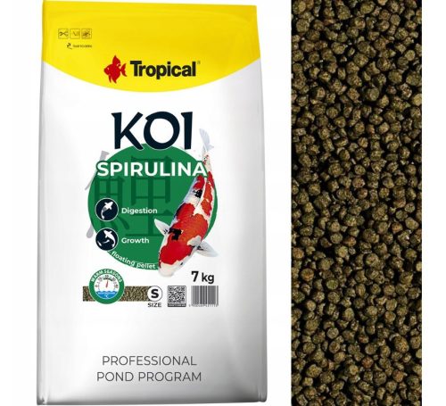  Tropical Fish Food 45111 Koi Spirulina 7 kg