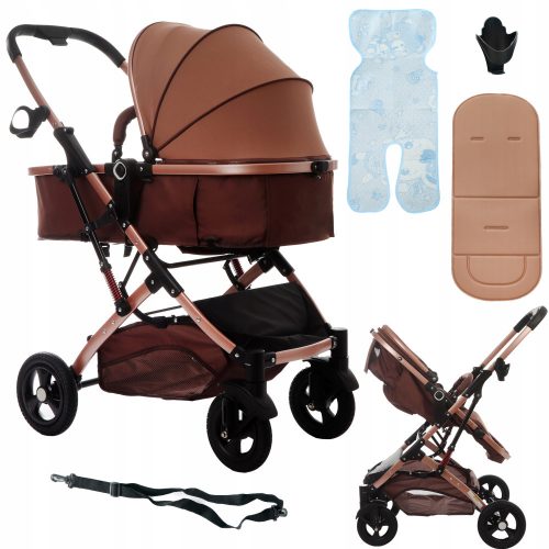  Koetsi multifunctional 3-in-1 stroller, brown