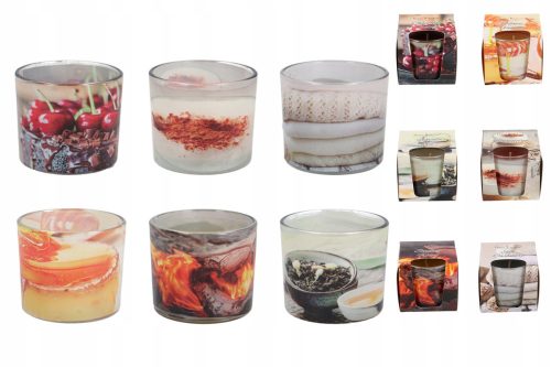 Candles Paraffin Scented Candle Home Aroma Scented Candles 6 pcs.