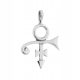  Pendant Silver 925 Prince Love Symbol