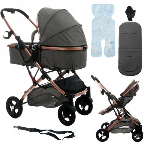  Koetsi multifunctional 3-in-1 stroller, grey