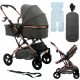  Koetsi multifunctional 3-in-1 stroller, grey