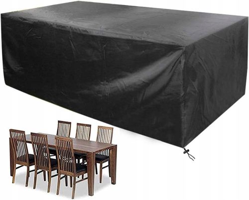 Cover for garden furniture - garden cover for the set 308 x 138 x 98 cm black