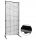 SCREEN STAND WITH SHOP GRID 150x80 CM BLACK