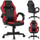  Sense7 Prism Gaming Chair, Black and Grey Faux Leather