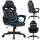  Sense7 Knight Gaming Chair, Black and Grey Faux Leather