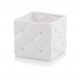  Polnix flowerpot 13 cm x 14 x 13 cm diameter 14 cm ceramic white