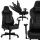  Sense7 swivel chair, red tones