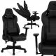  Sense7 Sentinel Gaming Chair, Black and Red Eco-Leather