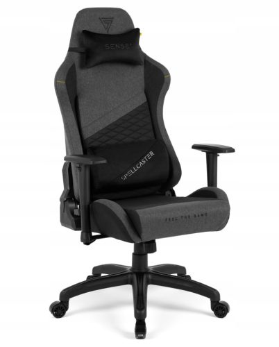  Sense7 Spellcaster Senshi Edition XL Gaming Chair, Grey Fabric