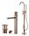 CHDE Premium Exclusive freestanding bathtub and shower faucet