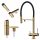 Ari HighFlex Gold stand kitchen faucet