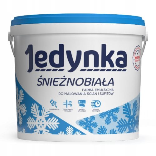 Acrylic wall paint Jedynka 10 l, white matt