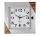 Clock for home Epewex wall clock white, brown tones, silver, multicolored, 26 cm