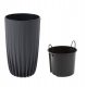  Lamela Mira round flowerpot 51.5x30 cm anthracite