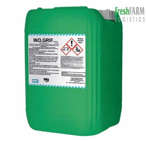 Acidic liquid for cleaning and disinfecting milking equipment