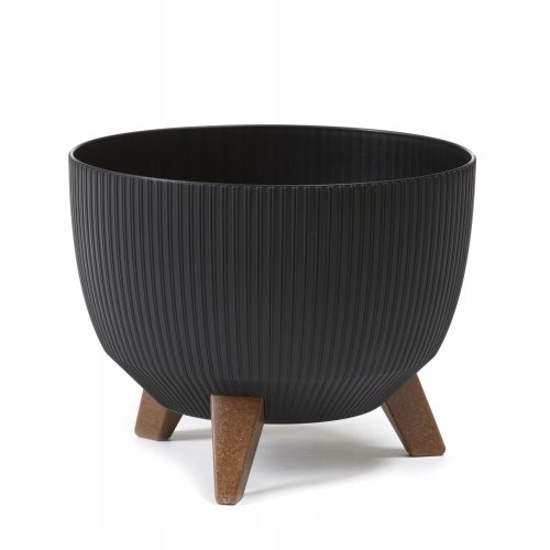  Flowerpot Lamela 29 cm x 29 x 18 cm Diameter 29 cm Plastic black