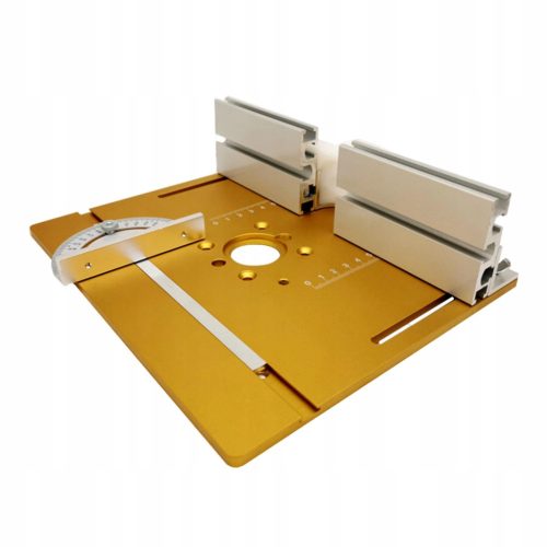  Aluminum Table Milling Machine Insert Plate Router in Gold