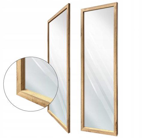 Bathroom mirror Manufaktura Ram mirror, rectangular wall, 650 x 1750 mm