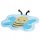 Square inflatable Intex pool 127 x 102 cm