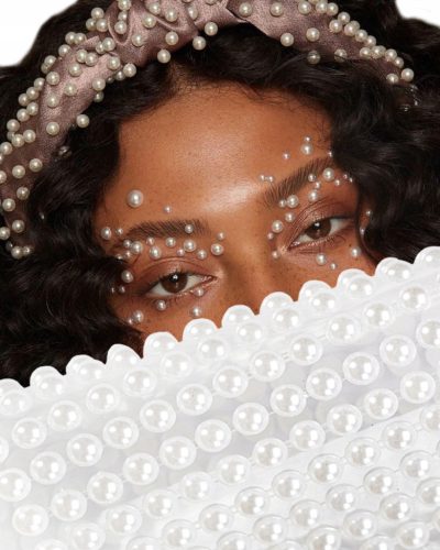  SELF-ADHESIVE PEARLS FACE STICKERS SET 646 pcs 5 mm