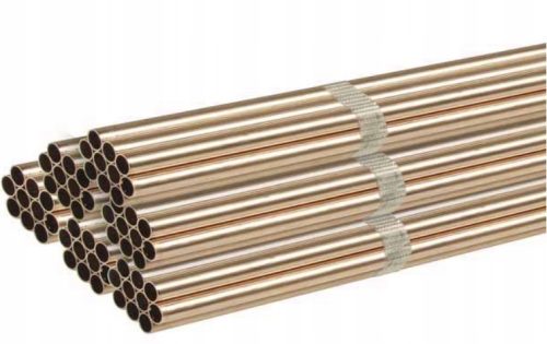 Straight copper pipe 28 x 1 hard copper pipe