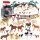  FARM FIGURES PETS SET IN A BOX OF 40 PIECES BOLEY