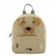  One-piece kindergarten backpack DOG Trixie, boys, girls. Brown and beige tones