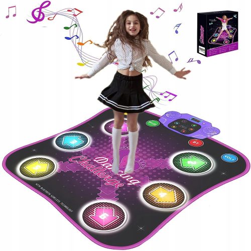  Large LED dance mat, musical dance game